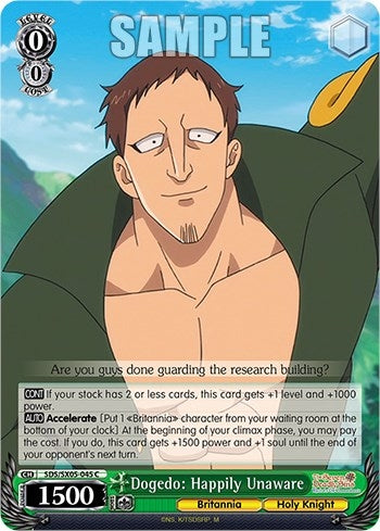 Image for Dogedo: Happily Unaware (The Seven Deadly Sins: Revival of The Commandments) (SDS/SX05-045 C) - Weiss Schwarz
