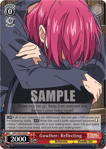 Image for Gowther: Reflecting (The Seven Deadly Sins: Revival of The Commandments) (SDS/SX05-059 R) - Weiss Schwarz