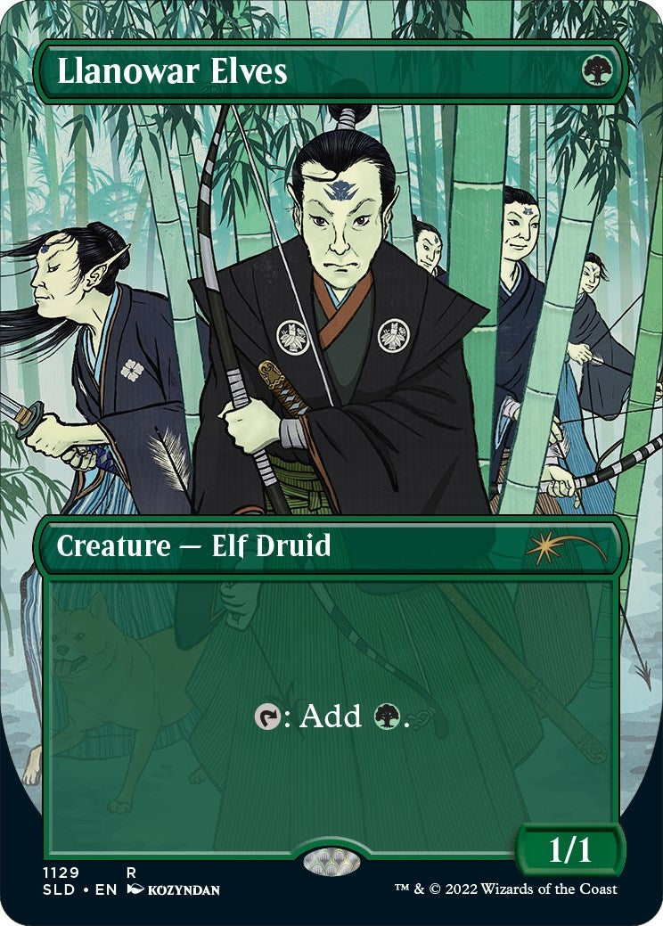 Image for Llanowar Elves (1129) (Secret Lair Drop Series) (1129) - Magic: The Gathering