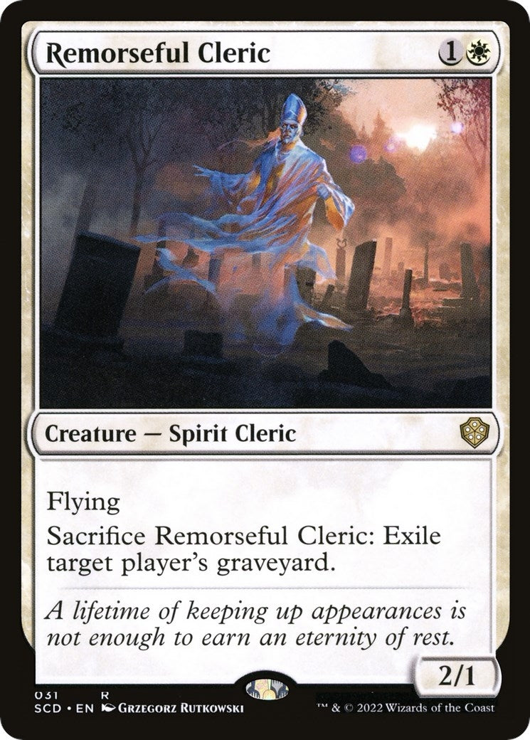 Image for Remorseful Cleric (Starter Commander Decks) (31) - Magic: The Gathering