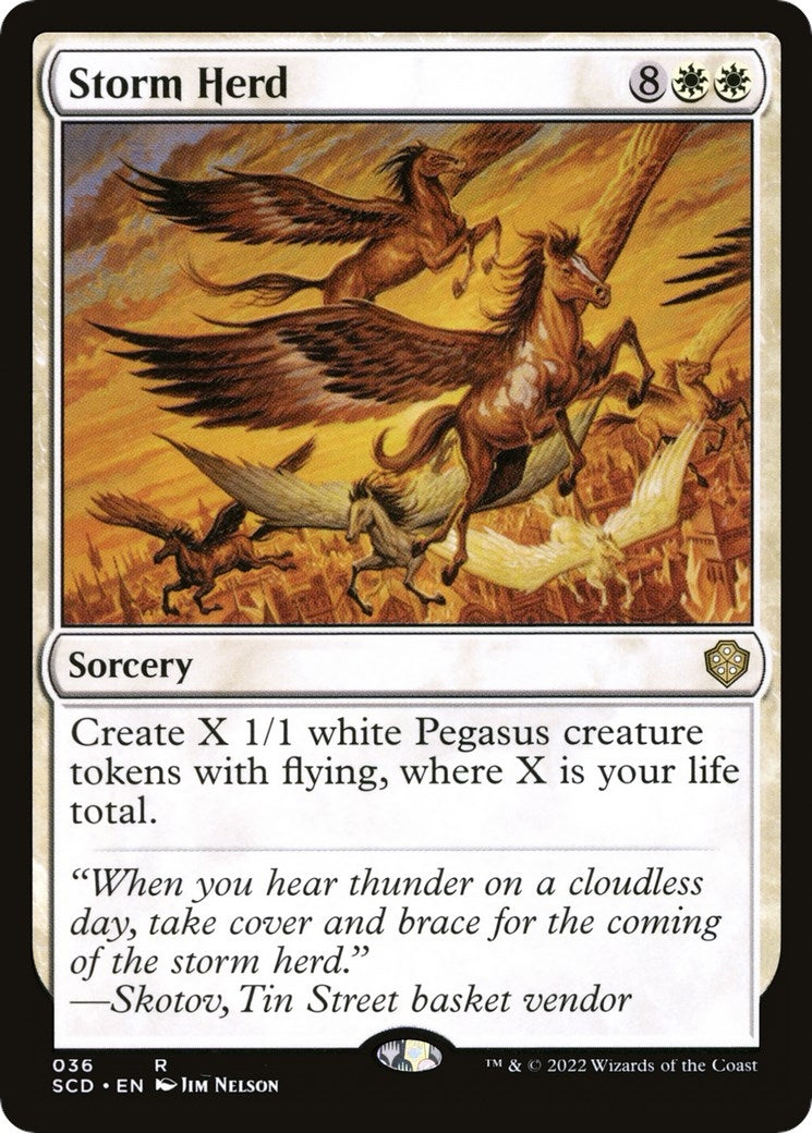Image for Storm Herd (Starter Commander Decks) (36) - Magic: The Gathering