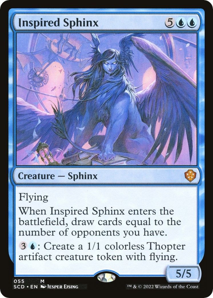 Image for Inspired Sphinx (Starter Commander Decks) (55) - Magic: The Gathering