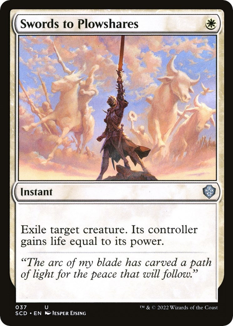 Image for Swords to Plowshares (Starter Commander Decks) (37) - Magic: The Gathering