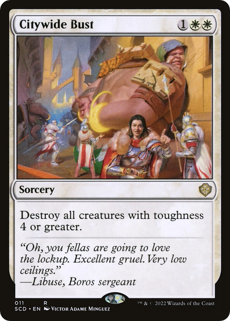 Image for Citywide Bust (Starter Commander Decks) (11) - Magic: The Gathering