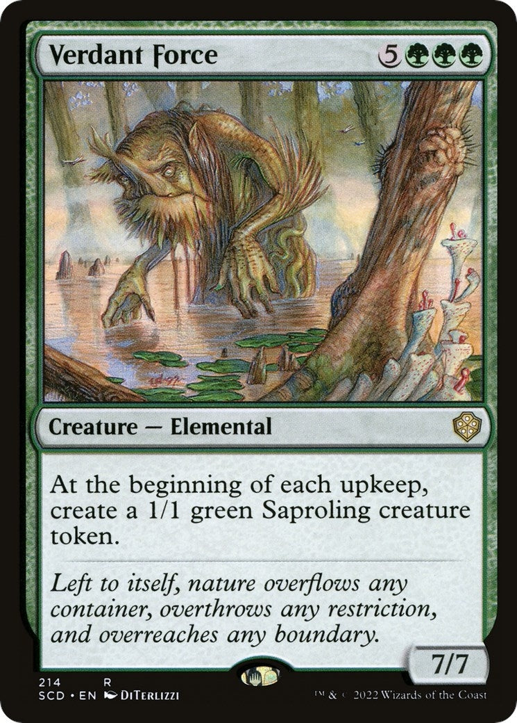 Image for Verdant Force (Starter Commander Decks) (214) - Magic: The Gathering