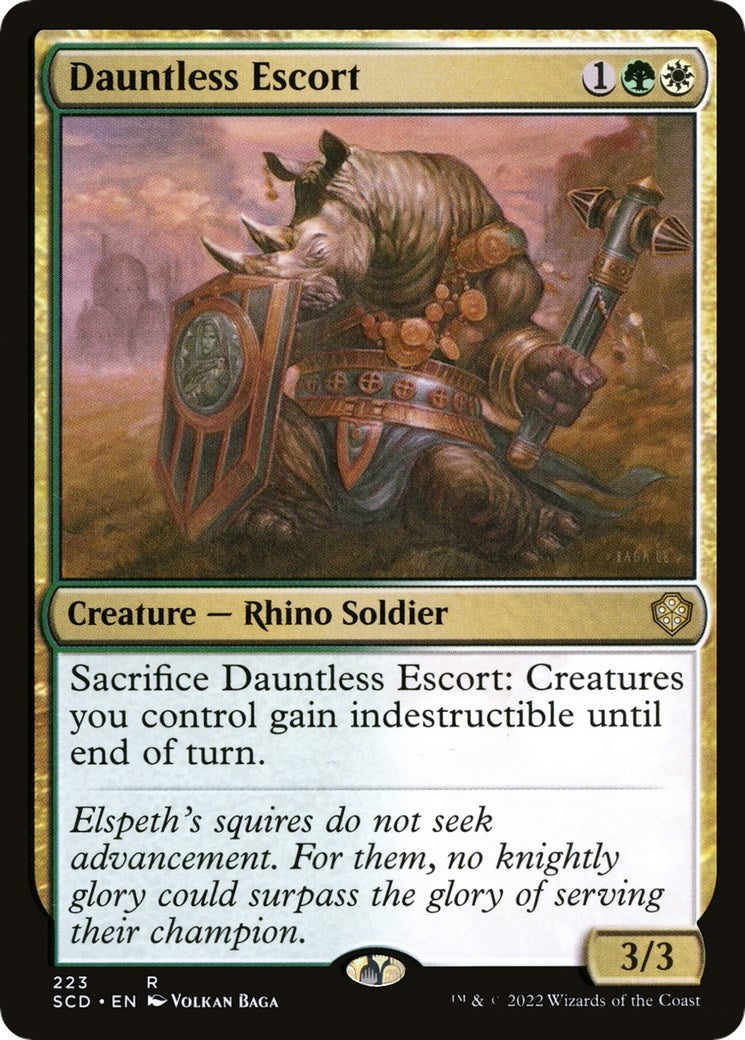 Image for Dauntless Escort (Starter Commander Decks) (223) - Magic: The Gathering