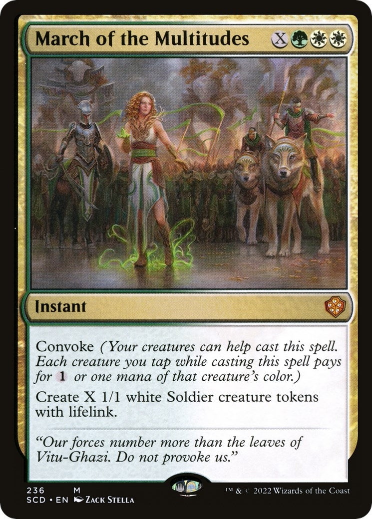 Image for March of the Multitudes (Starter Commander Decks) (236) - Magic: The Gathering