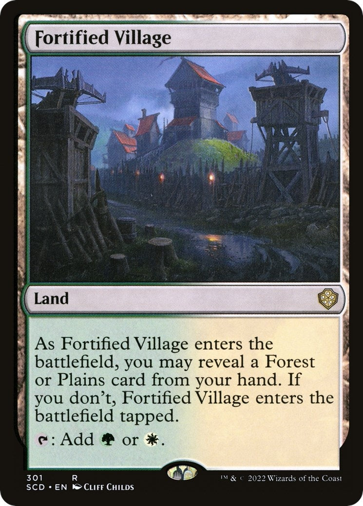 Image for Fortified Village (Starter Commander Decks) (301) - Magic: The Gathering