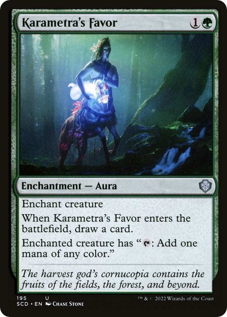 Image for Karametra's Favor (Starter Commander Decks) (195) - Magic: The Gathering