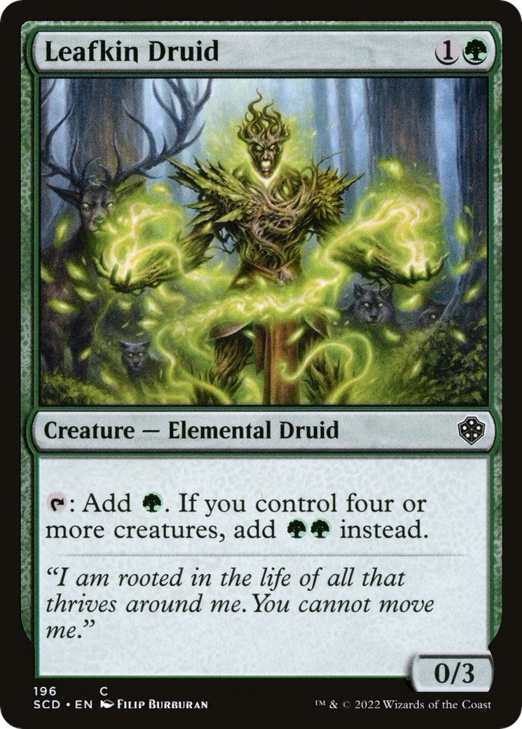 Image for Leafkin Druid (Starter Commander Decks) (196) - Magic: The Gathering