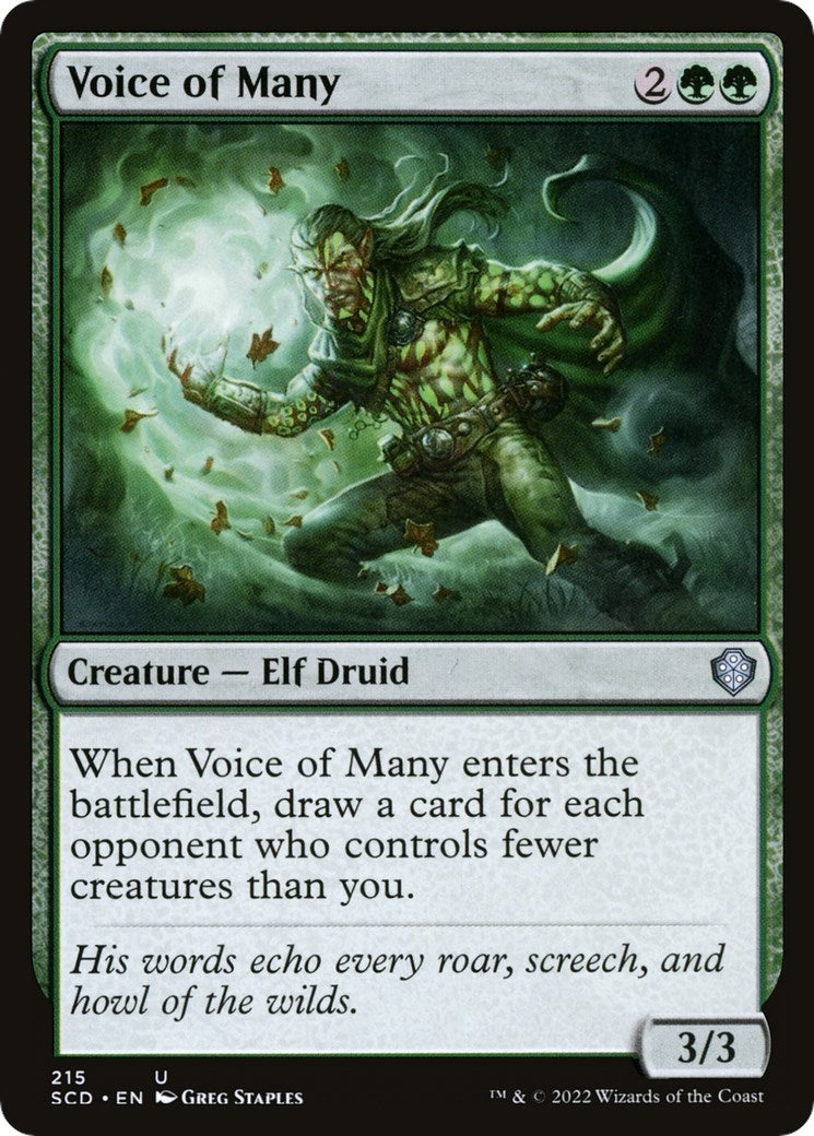 Image for Voice of Many (Starter Commander Decks) (215) - Magic: The Gathering