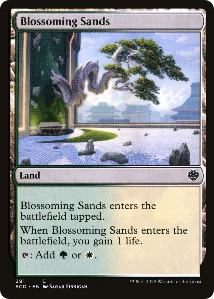 Image for Blossoming Sands (Starter Commander Decks) (291) - Magic: The Gathering