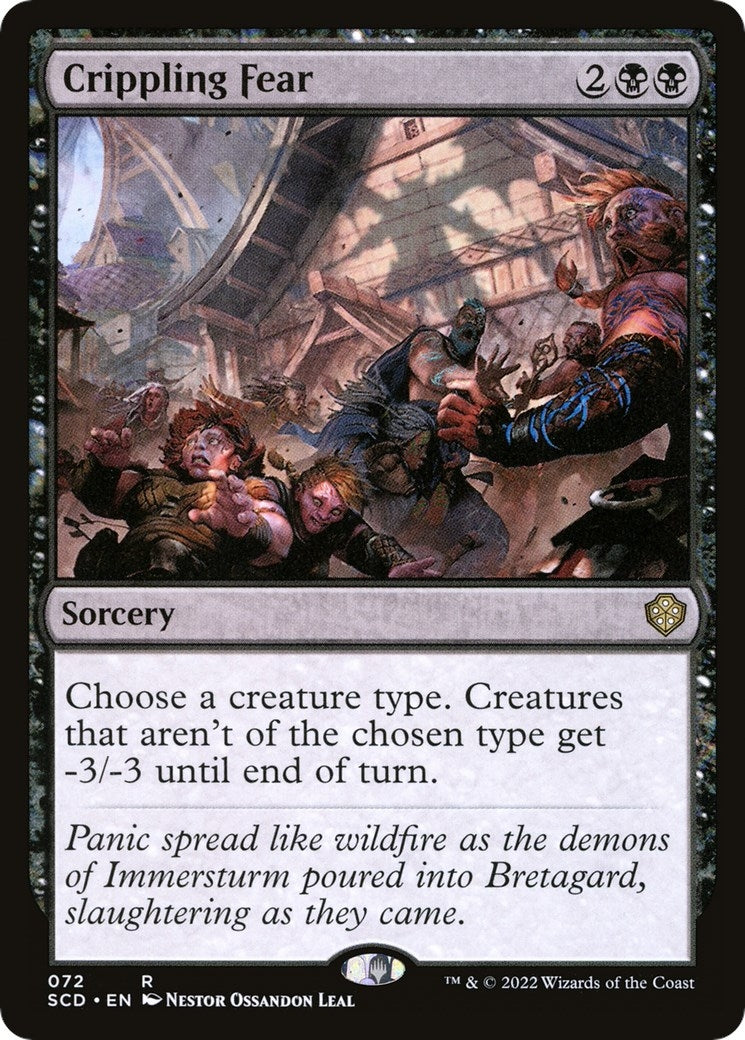 Image for Crippling Fear (Starter Commander Decks) (72) - Magic: The Gathering