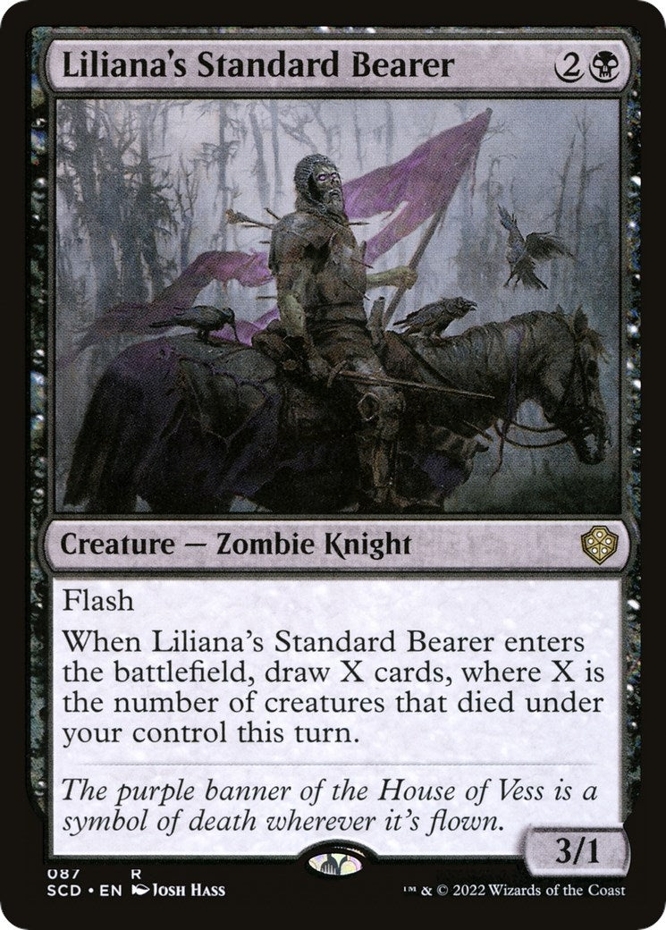 Image for Liliana's Standard Bearer (Starter Commander Decks) (87) - Magic: The Gathering