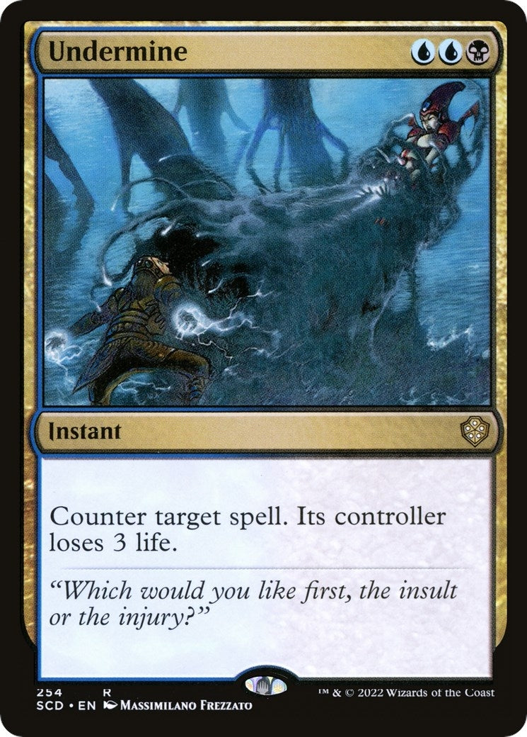 Image for Undermine (Starter Commander Decks) (254) - Magic: The Gathering