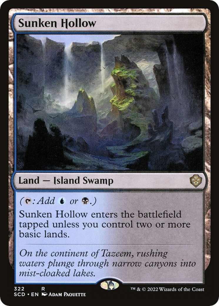 Image for Sunken Hollow (Starter Commander Decks) (322) - Magic: The Gathering