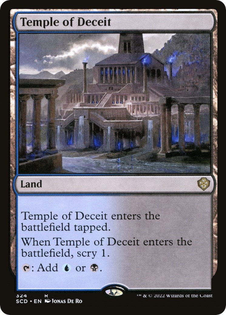 Image for Temple of Deceit (Starter Commander Decks) (324) - Magic: The Gathering