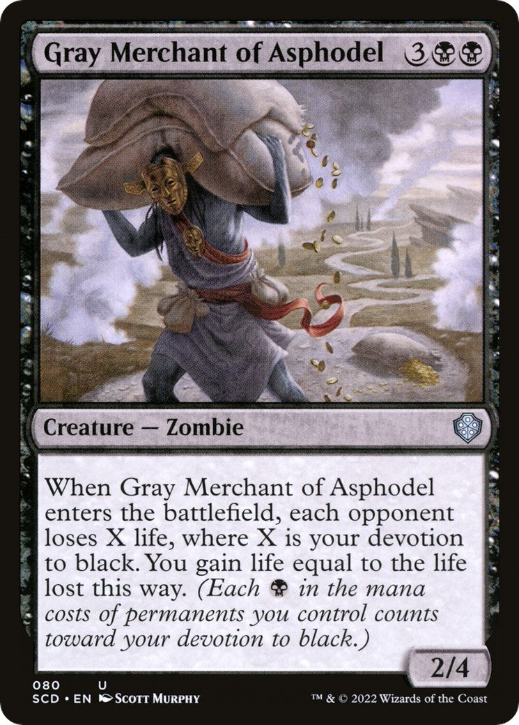Image for Gray Merchant of Asphodel (Starter Commander Decks) (80) - Magic: The Gathering