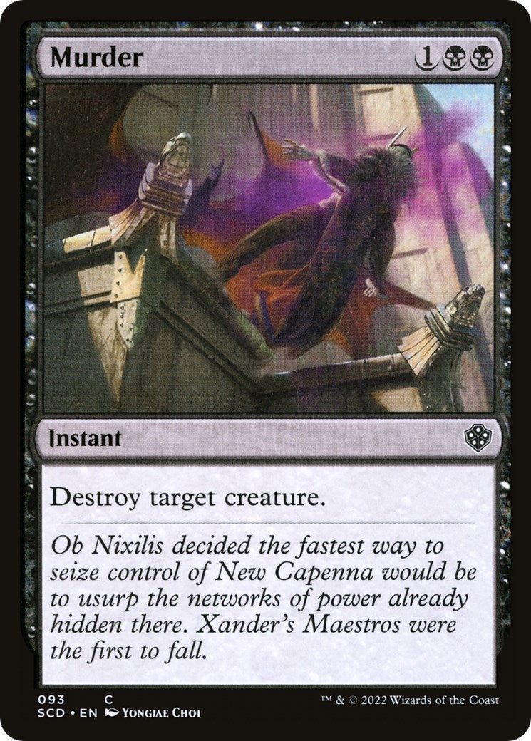 Image for Murder (Starter Commander Decks) (93) - Magic: The Gathering