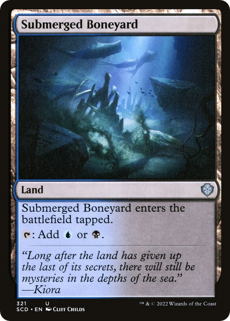 Image for Submerged Boneyard (Starter Commander Decks) (321) - Magic: The Gathering
