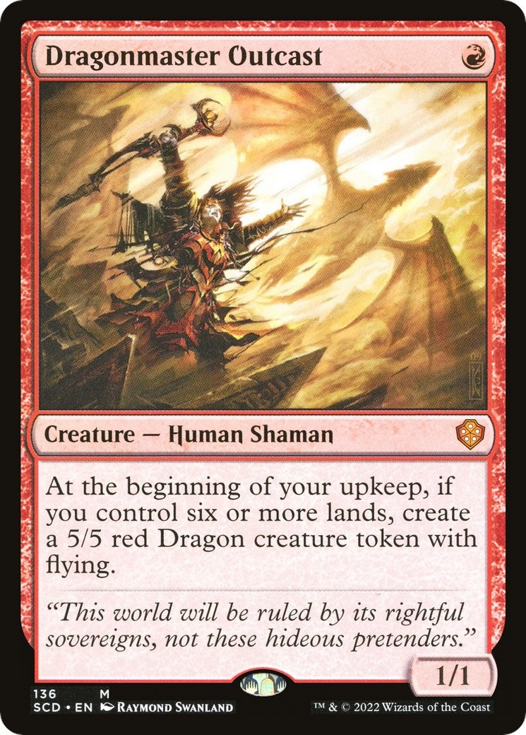 Image for Dragonmaster Outcast (Starter Commander Decks) (136) - Magic: The Gathering