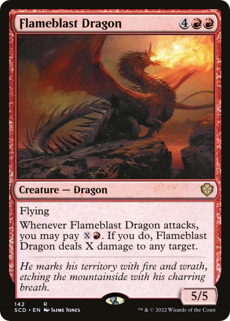 Image for Flameblast Dragon (Starter Commander Decks) (142) - Magic: The Gathering