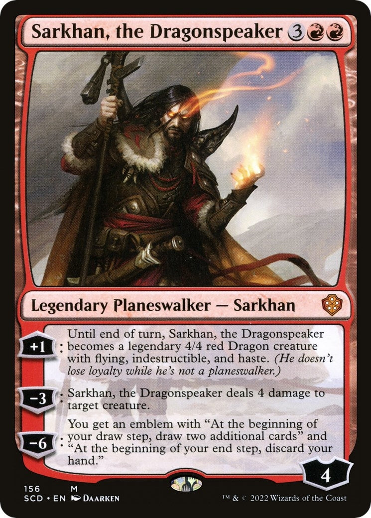 Image for Sarkhan, the Dragonspeaker (Starter Commander Decks) (156) - Magic: The Gathering