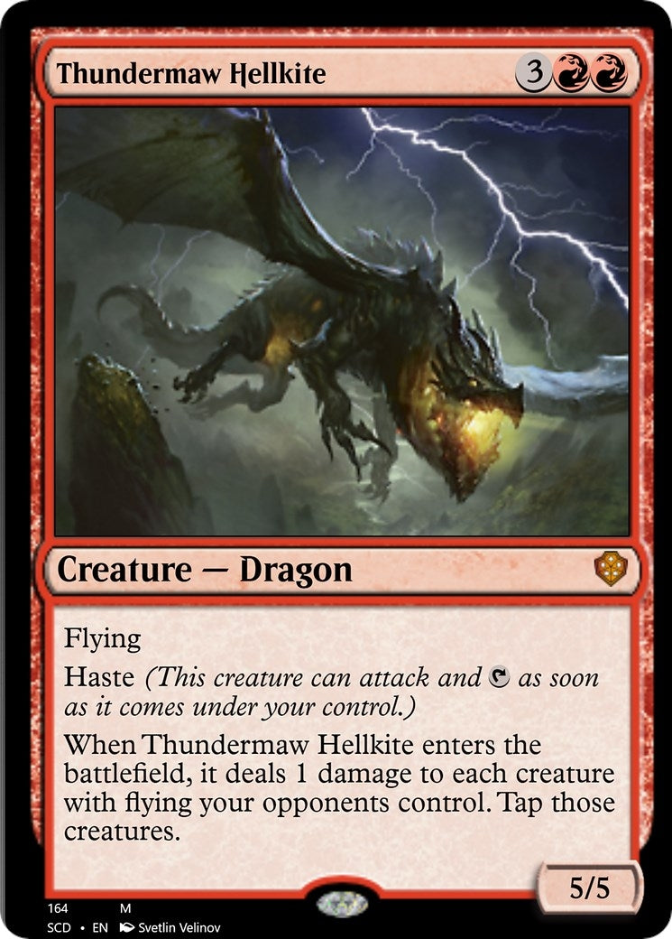 Image for Thundermaw Hellkite (Starter Commander Decks) (164) - Magic: The Gathering