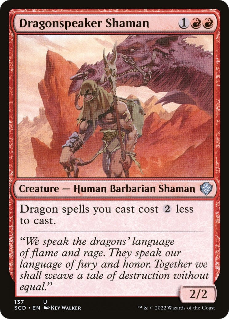 Image for Dragonspeaker Shaman (Starter Commander Decks) (137) - Magic: The Gathering