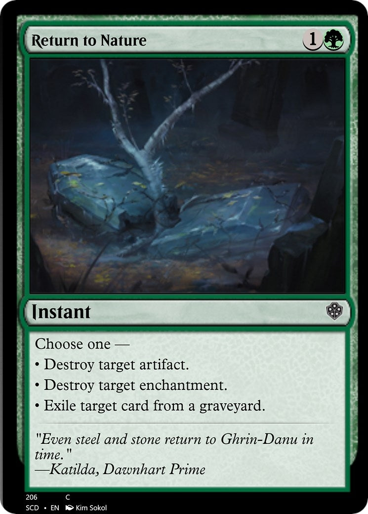 Image for Return to Nature (Starter Commander Decks) (206) - Magic: The Gathering