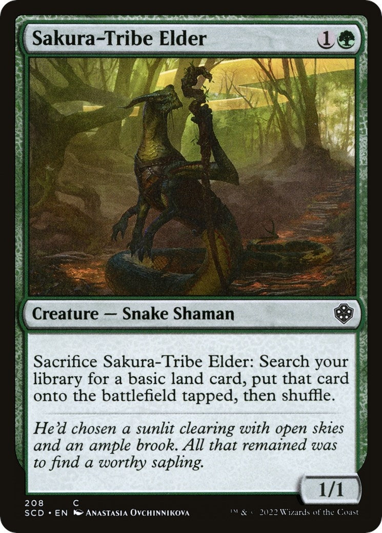 Image for Sakura-Tribe Elder (Starter Commander Decks) (208) - Magic: The Gathering