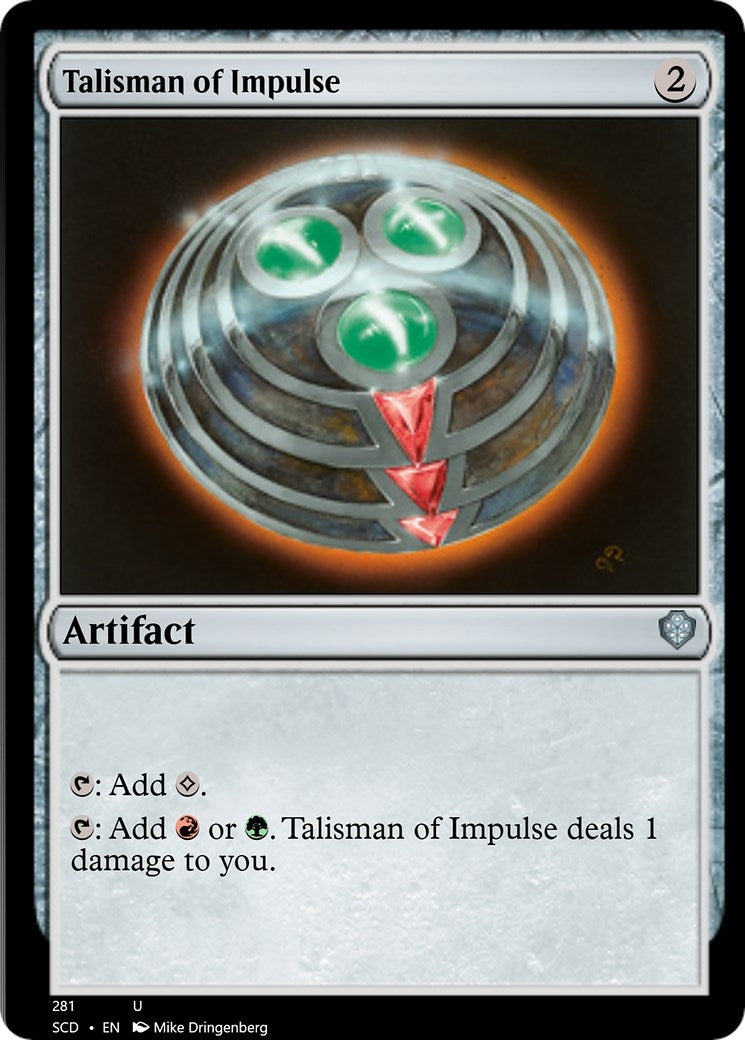 Image for Talisman of Impulse (Starter Commander Decks) (281) - Magic: The Gathering