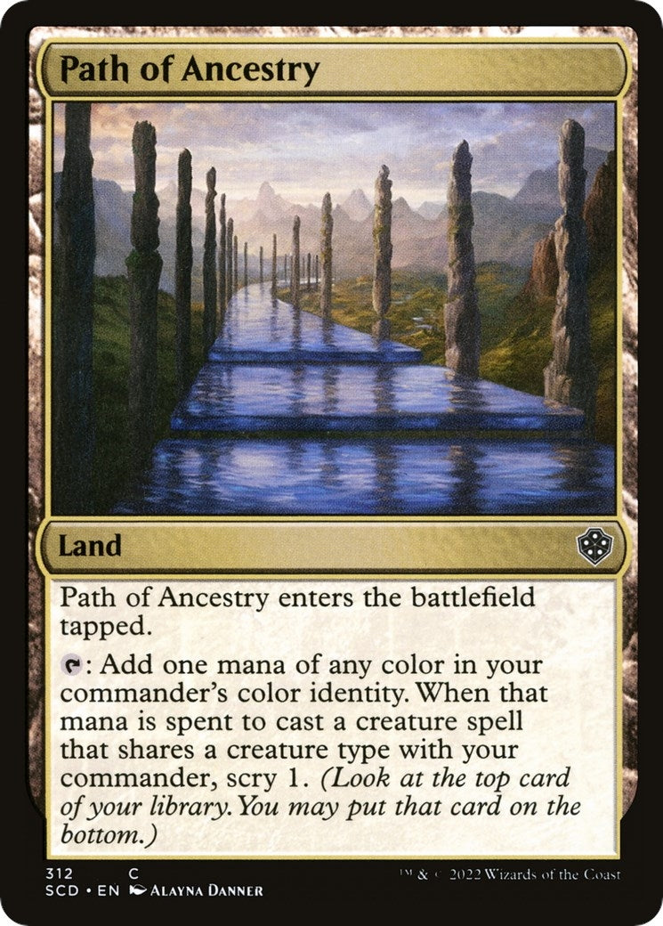 Image for Path of Ancestry (Starter Commander Decks) (312) - Magic: The Gathering