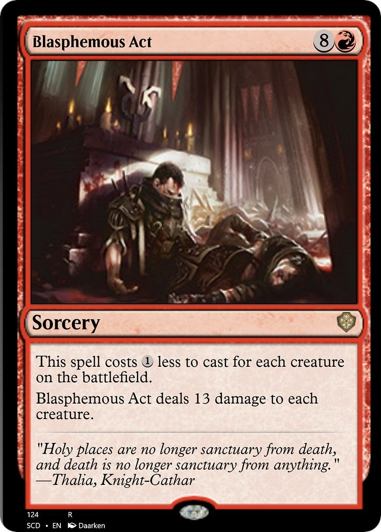 Image for Blasphemous Act (Starter Commander Decks) (124) - Magic: The Gathering