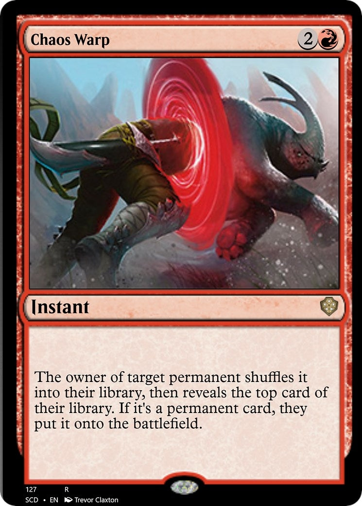 Image for Chaos Warp (Starter Commander Decks) (127) - Magic: The Gathering