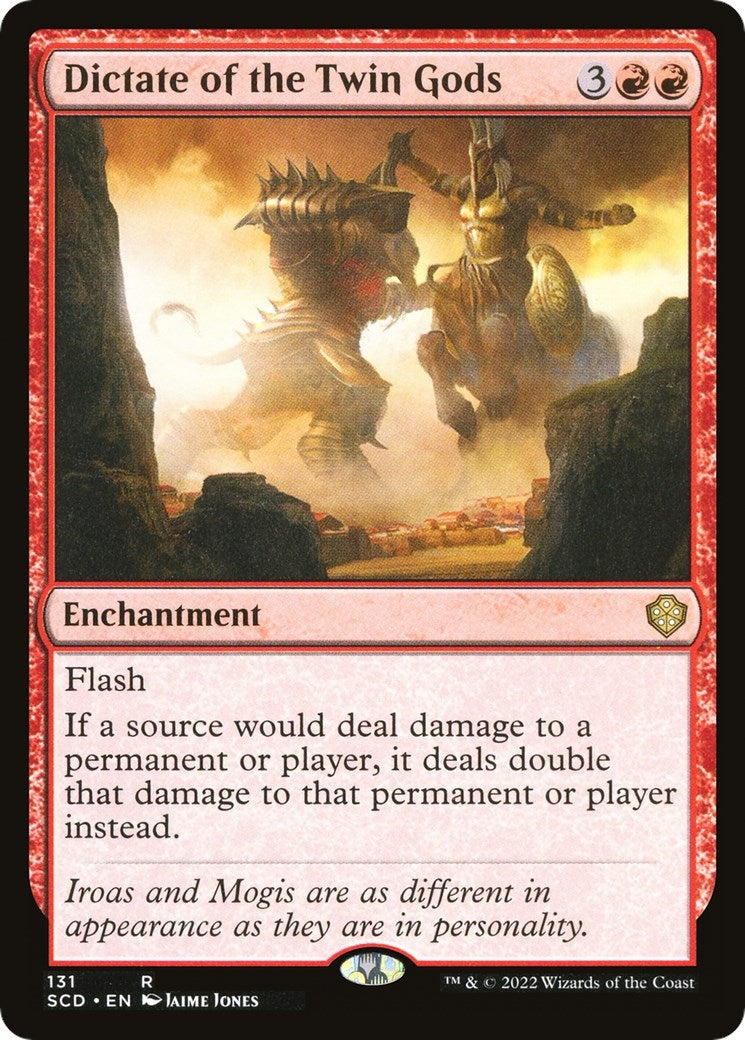 Image for Dictate of the Twin Gods (Starter Commander Decks) (131) - Magic: The Gathering