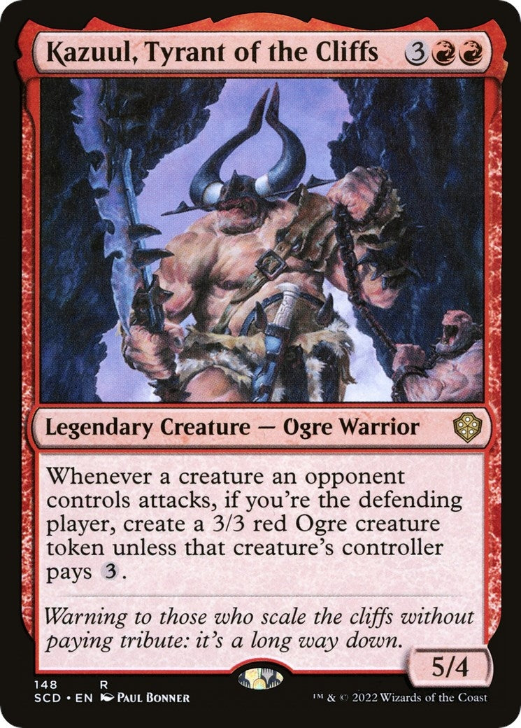 Image for Kazuul, Tyrant of the Cliffs (Starter Commander Decks) (148) - Magic: The Gathering