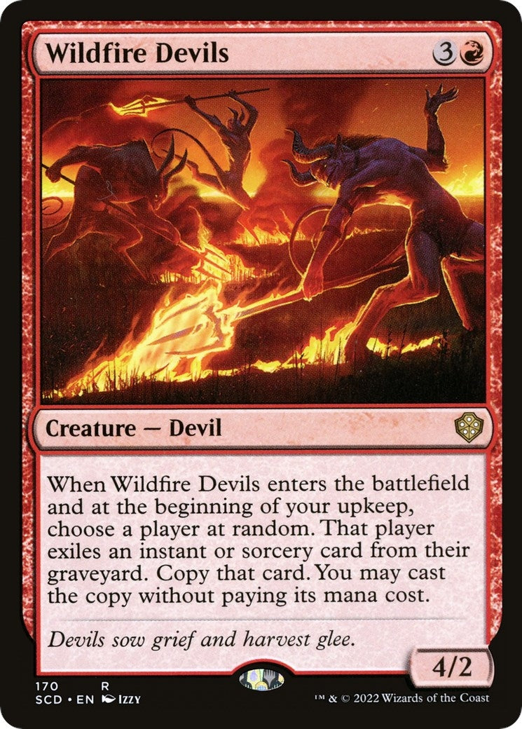 Image for Wildfire Devils (Starter Commander Decks) (170) - Magic: The Gathering
