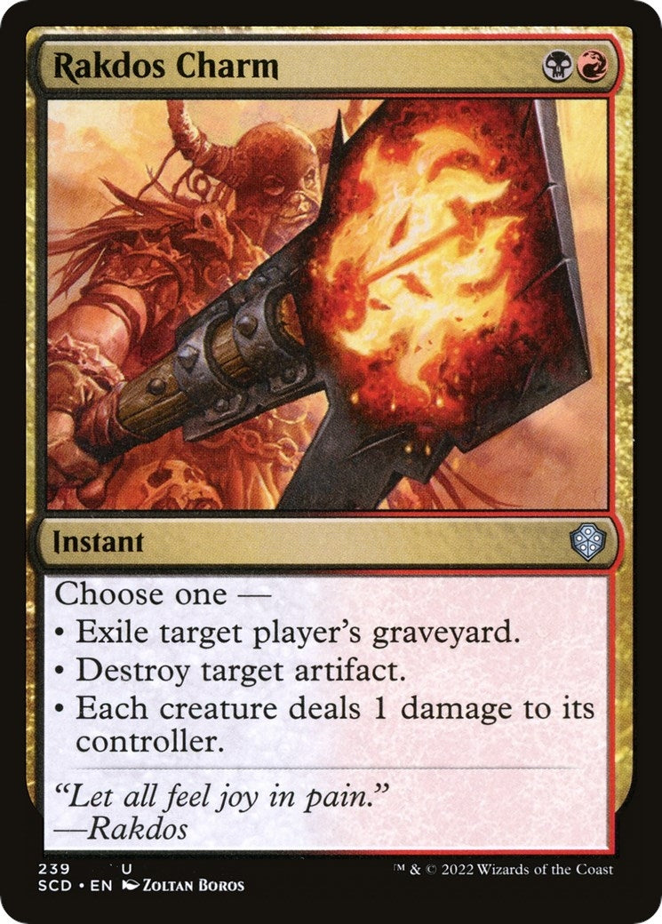 Image for Rakdos Charm (Starter Commander Decks) (239) - Magic: The Gathering