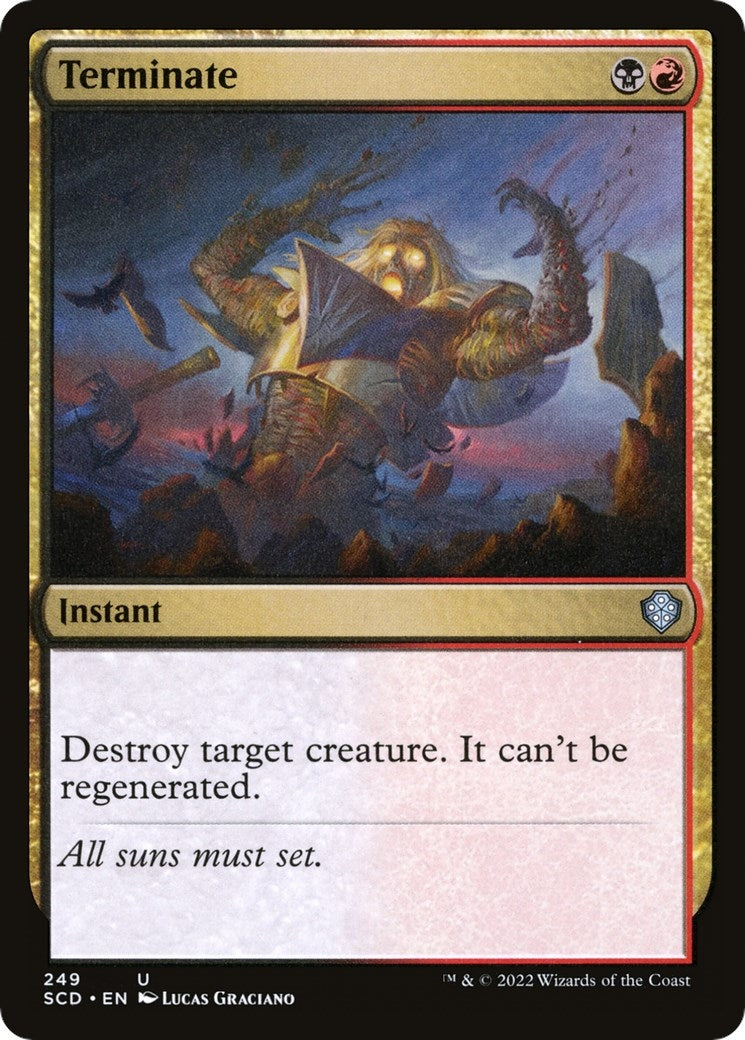 Image for Terminate (Starter Commander Decks) (249) - Magic: The Gathering