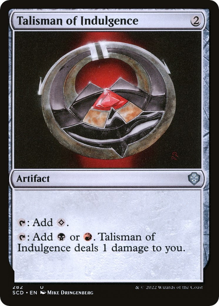 Image for Talisman of Indulgence (Starter Commander Decks) (282) - Magic: The Gathering
