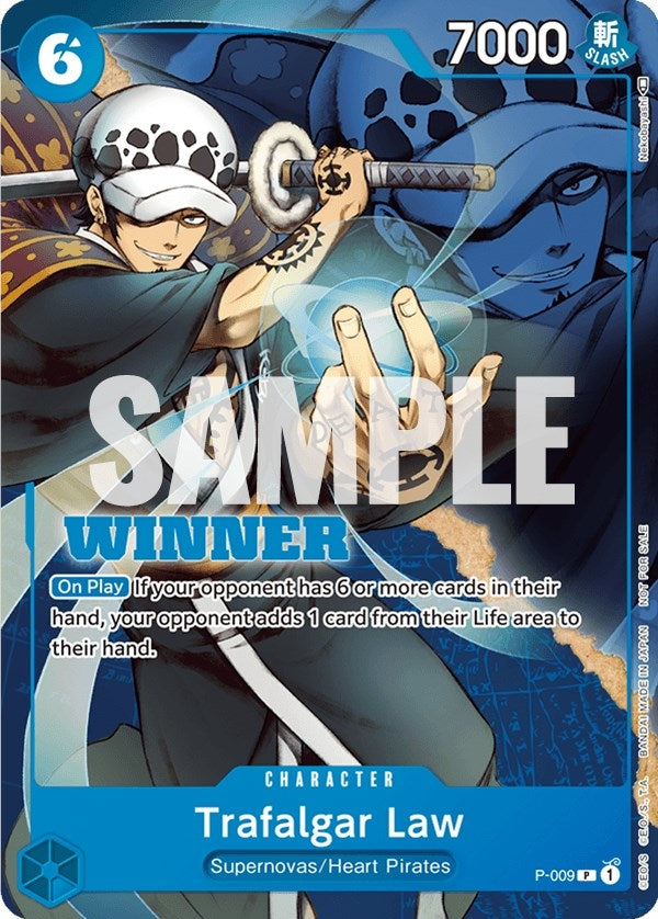 Image for Trafalgar Law - P-009 (Winner Pack Vol. 1) (One Piece Promotion Cards) (P-009) - One Piece Card Game