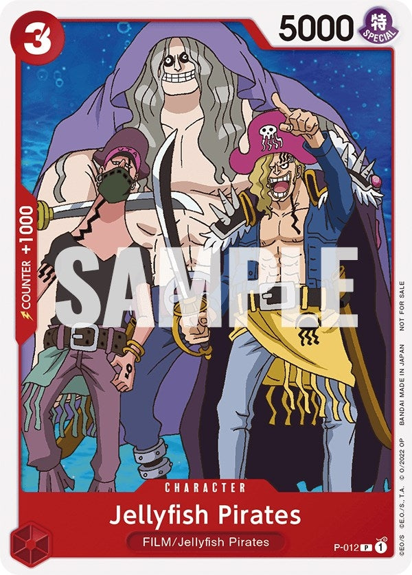 Image for Jellyfish Pirates (One Piece Film Red) (One Piece Promotion Cards) (P-012) - One Piece Card Game