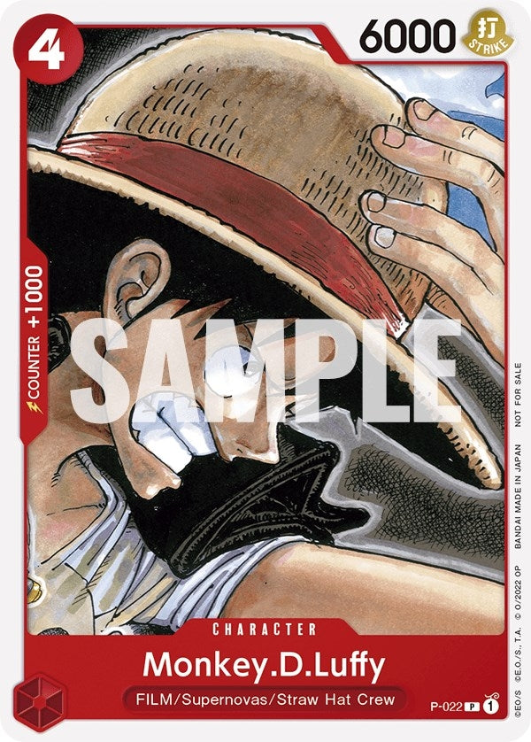 Image for Monkey.D.Luffy (One Piece Film Red) (One Piece Promotion Cards) (P-022) - One Piece Card Game