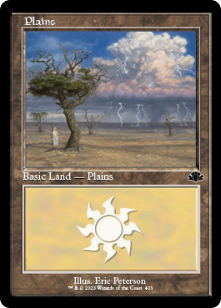 Image for Plains (403) (Retro Frame) (Dominaria Remastered) (403) - Magic: The Gathering