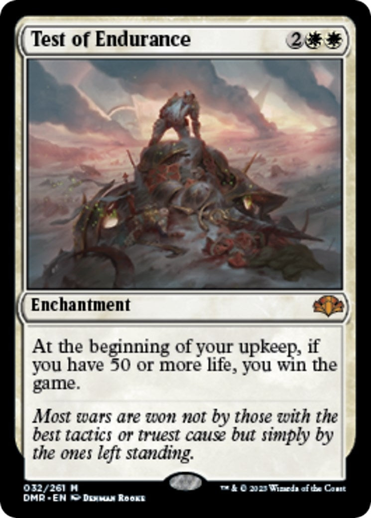 Image for Test of Endurance (Dominaria Remastered) (32) - Magic: The Gathering
