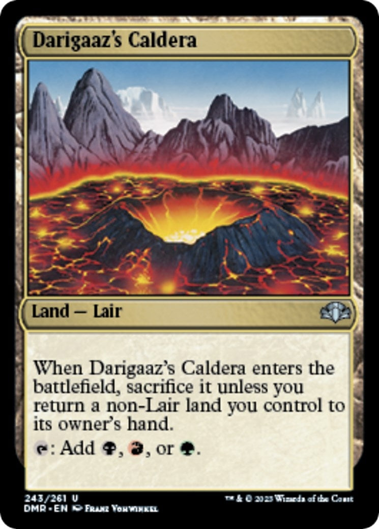 Image for Darigaaz's Caldera (Dominaria Remastered) (243) - Magic: The Gathering