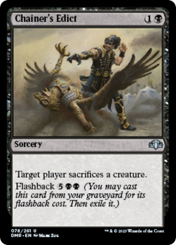 Image for Chainer's Edict (Dominaria Remastered) (78) - Magic: The Gathering