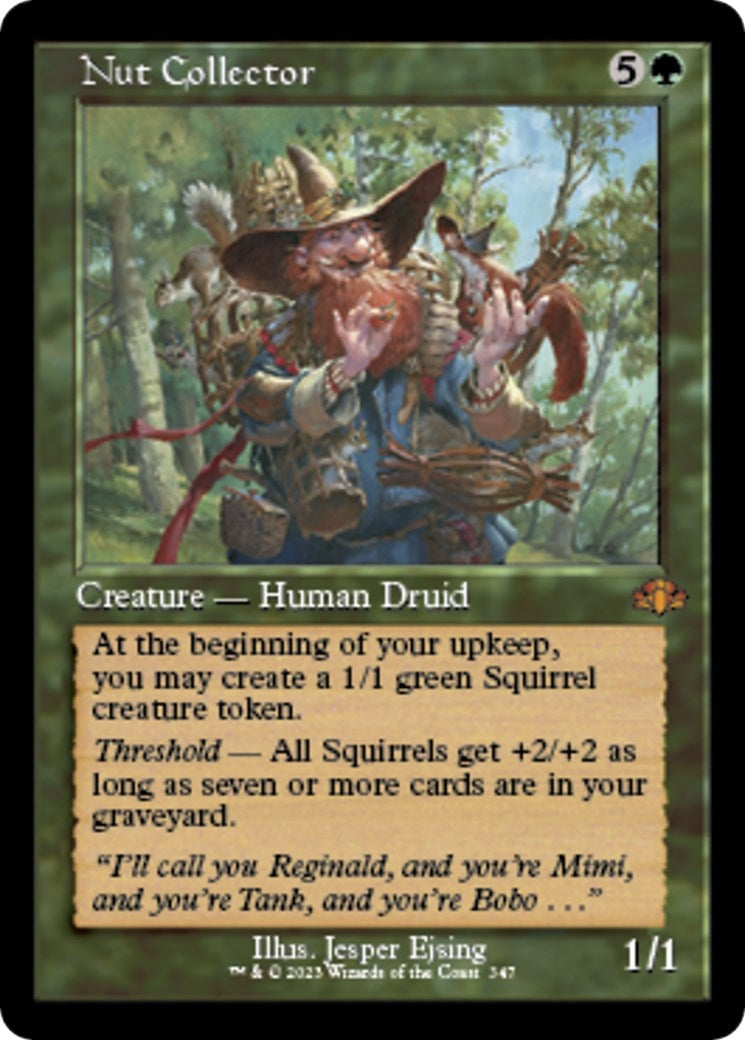 Image for Nut Collector (Retro Frame) (Dominaria Remastered) (347) - Magic: The Gathering