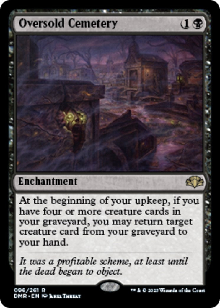 Image for Oversold Cemetery (Dominaria Remastered) (96) - Magic: The Gathering